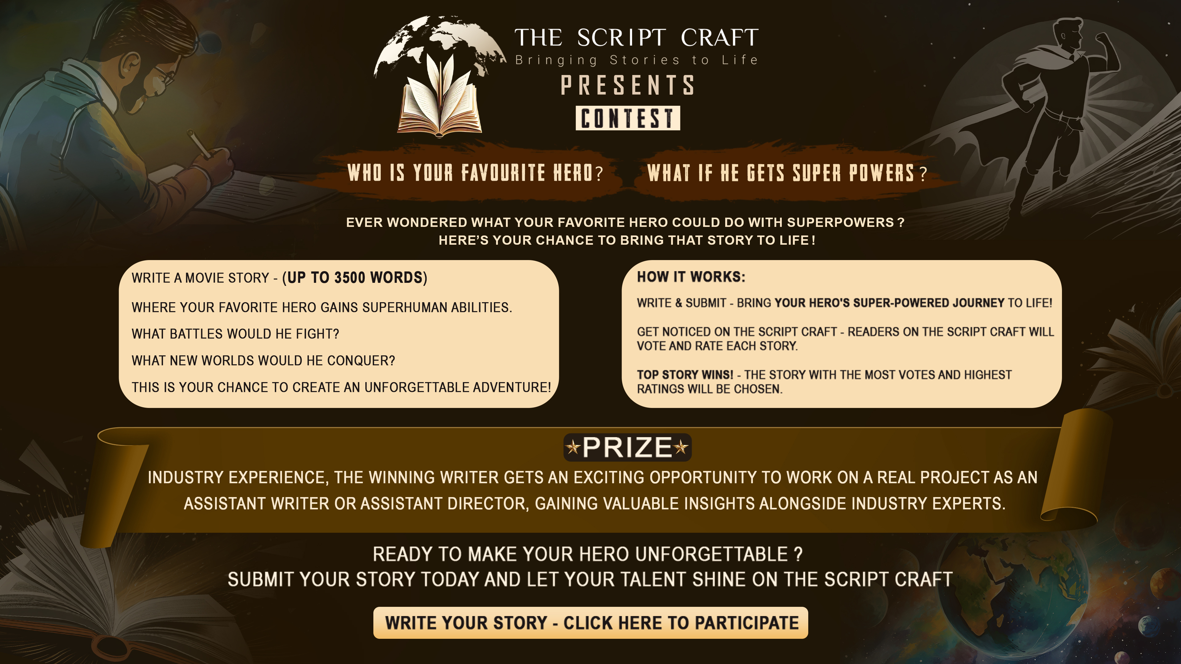 Script Craft Contest Banner